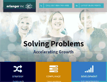 Tablet Screenshot of erlanger-inc.com